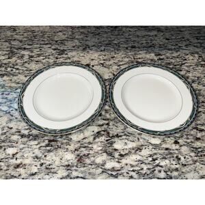Mikasa Clarendon L3110 Salad Plates Set of 2 Fine China Vtg